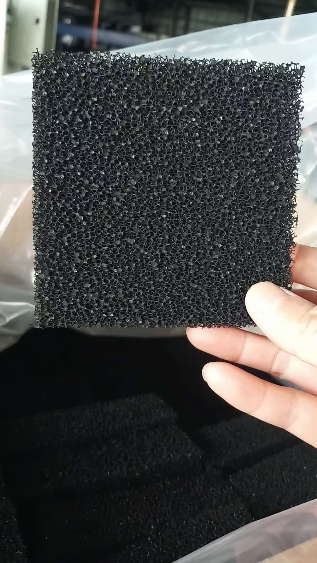 Samples of CARBON FIBER, CARBON FOAM and FOAM
