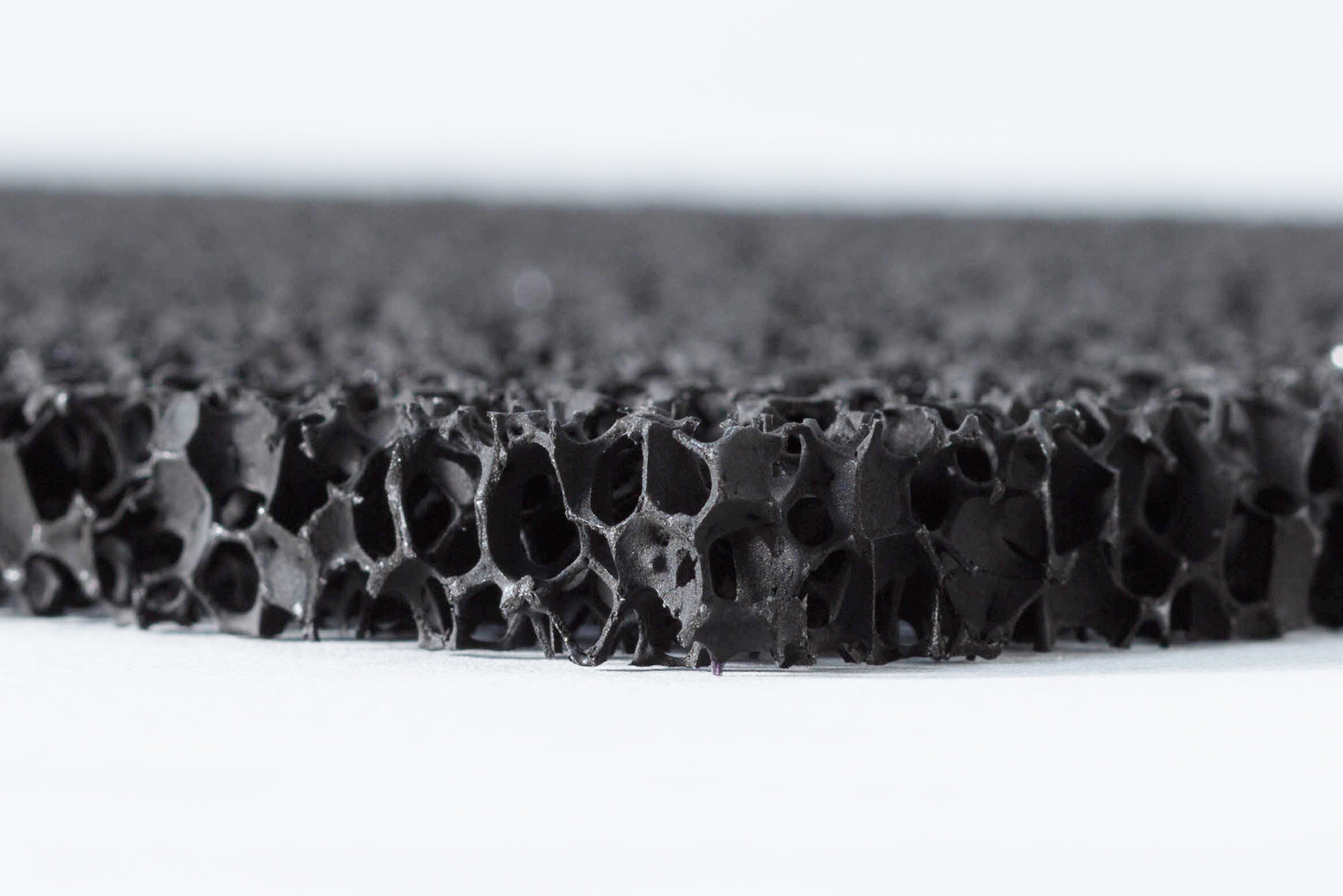 New air filter media for air filtering. Activated carbon foam/Sponge