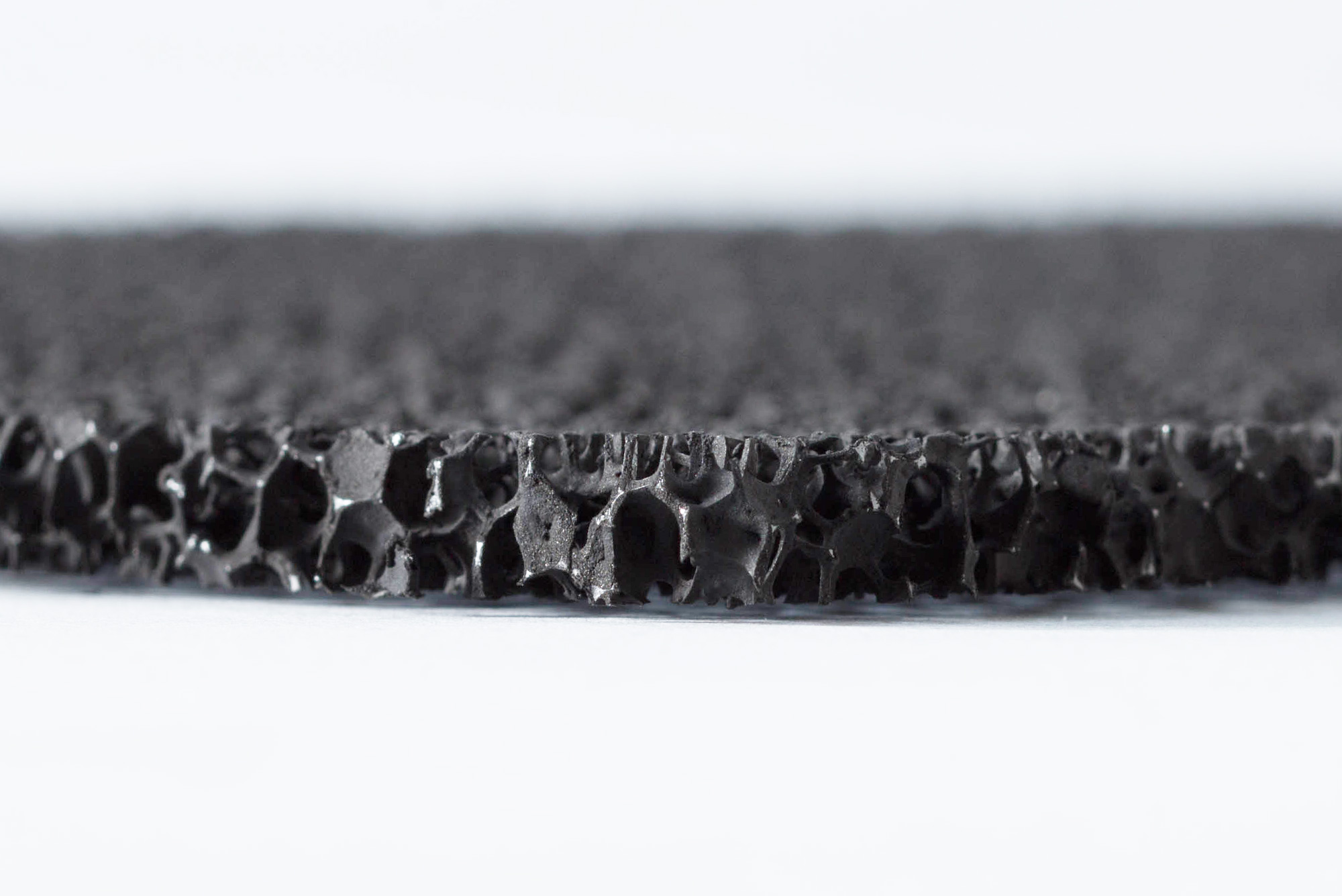 New air filter media for air filtering. Activated carbon foam/Sponge